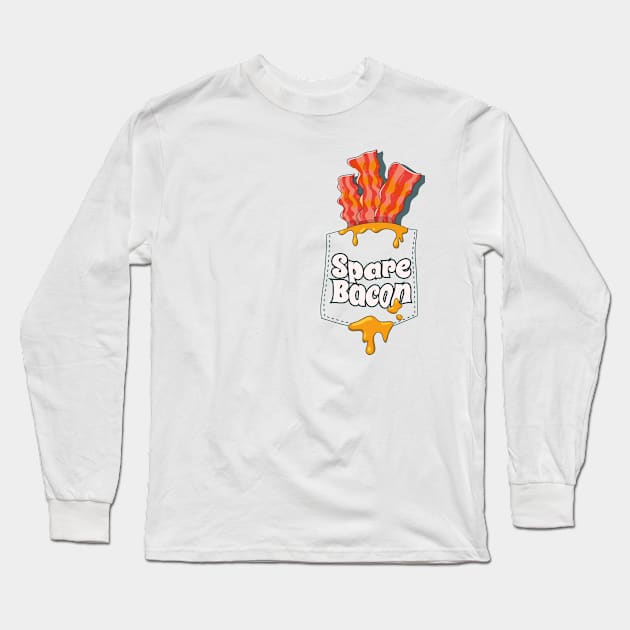 Spare Bacon Long Sleeve T-Shirt by bluerockproducts